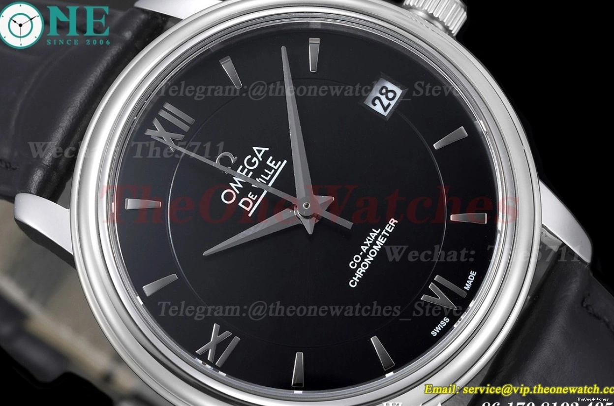 Ladies GDF MY8215 SS De Ville Black LE Dial 32.7mm 0301